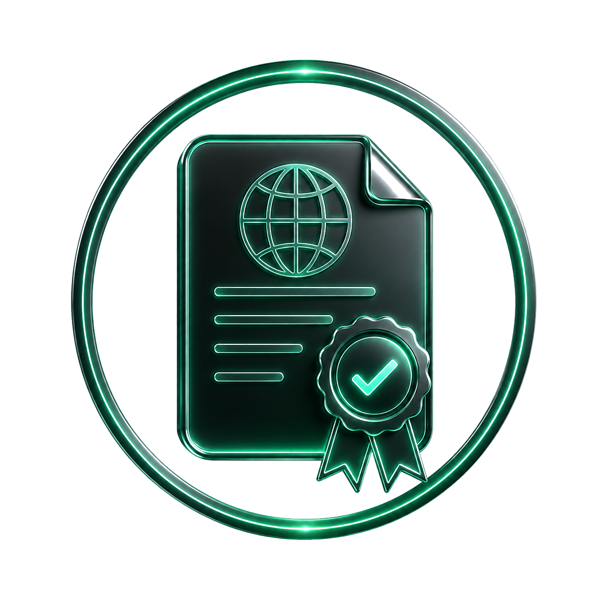 ISO certified badge